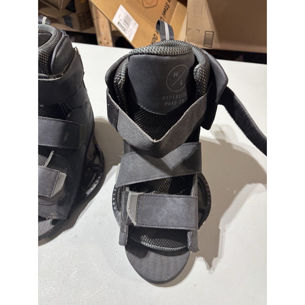 Hyperlite Frequency Mens Wakeboard Bindings Black… - image 2
